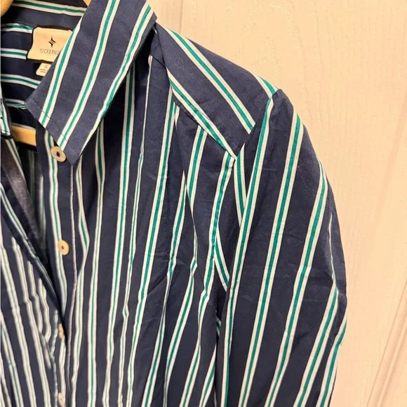 New Tuckernuck Longsleeve Striped Drop Waist Dress - Picture 8 of 12